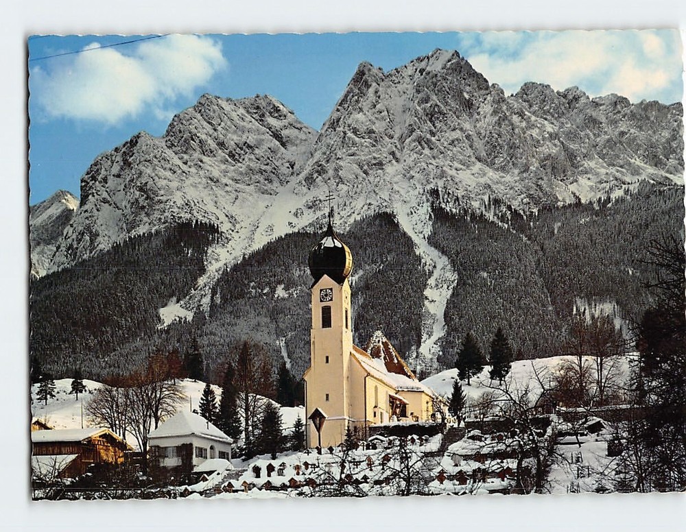 Postcard Zugspitzdorf, Grainau, Germany