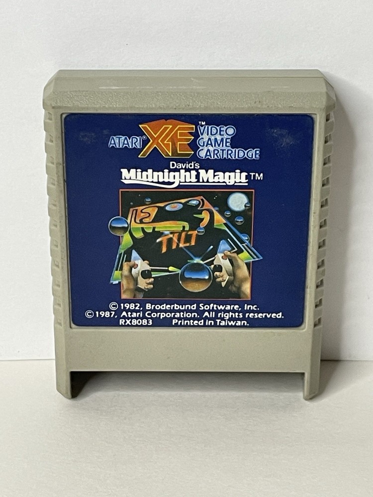 Midnight Magic Atari 400/800/XL/XE XEGS Cartridge Only Cleaned Tested
