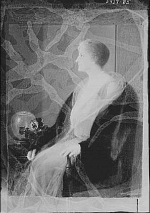 Photo:Mrs Edward S Harkness Portrait Painting 1932