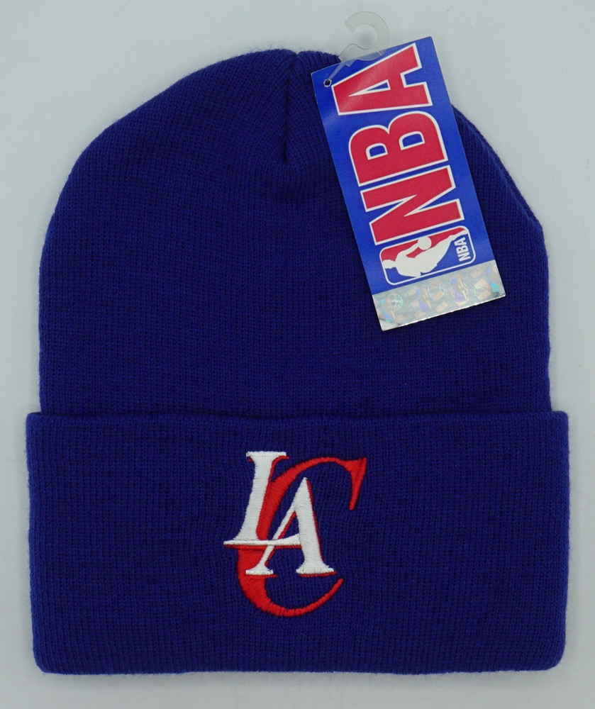 NBA Los Angeles Clippers Adidas Adult Cuffed Winter Knit Hat Cap NEW!