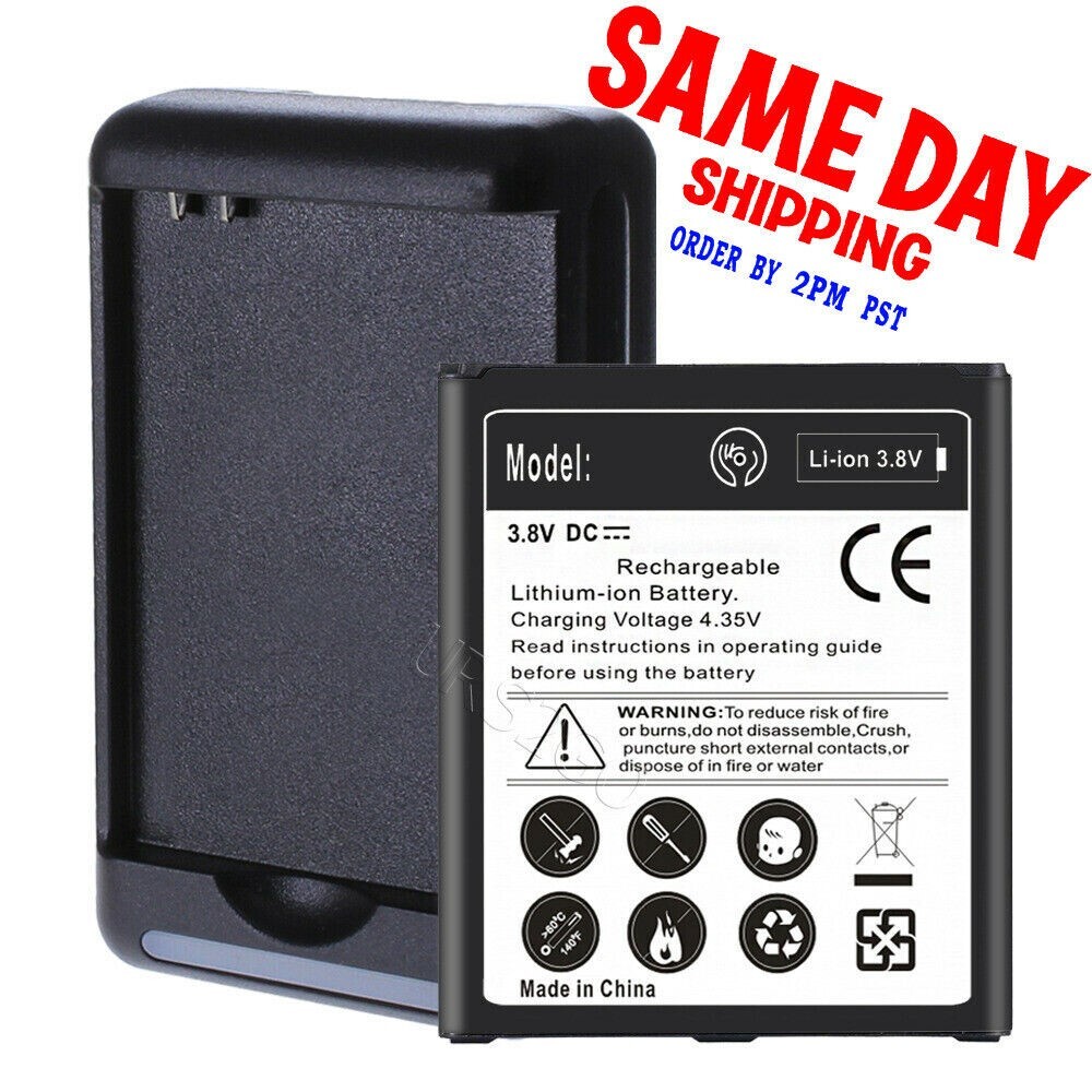 High Capacity 3700mAh Battery Universal Charger for Samsung Galaxy J3 V SM-J320V