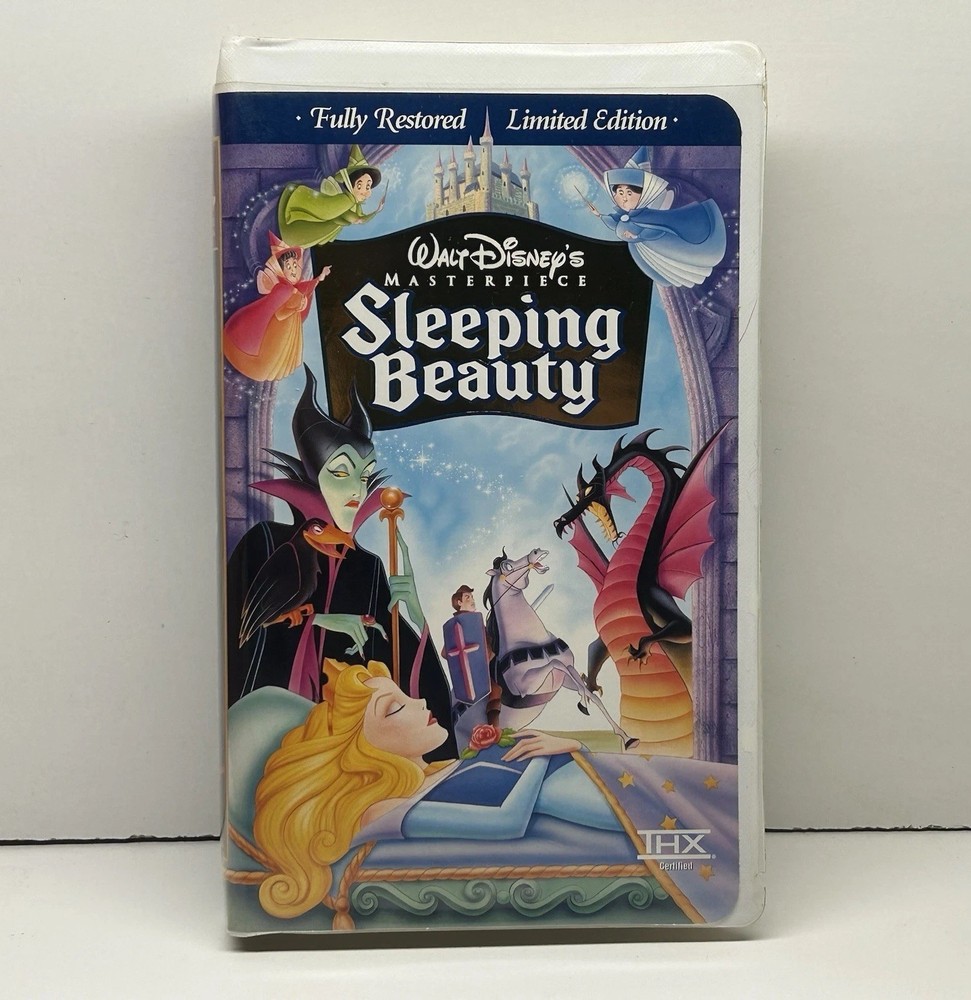 Sleeping Beauty VHS Disney Video Tape Masterpiece Vintage Clamshell Nearly New!