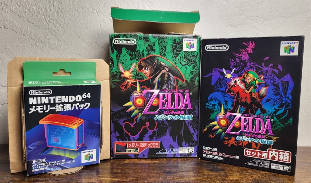 The Legend of Zelda Majora's Mask Memory Pack Expansion Nintendo 64 JP