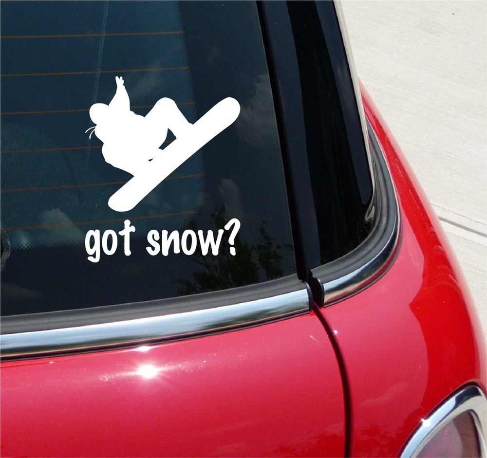 Snowboard Graphic Decal Sticker for Car & Wall Decor