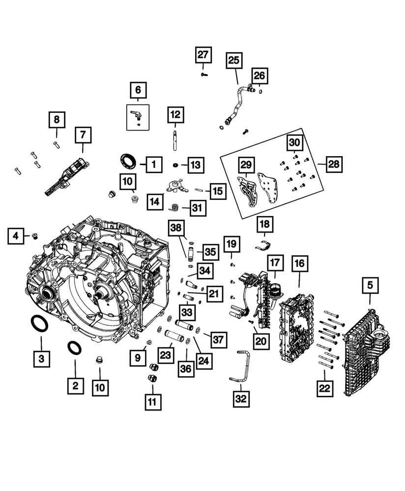 Genuine Mopar 6 Lobe Screw 6510810AA