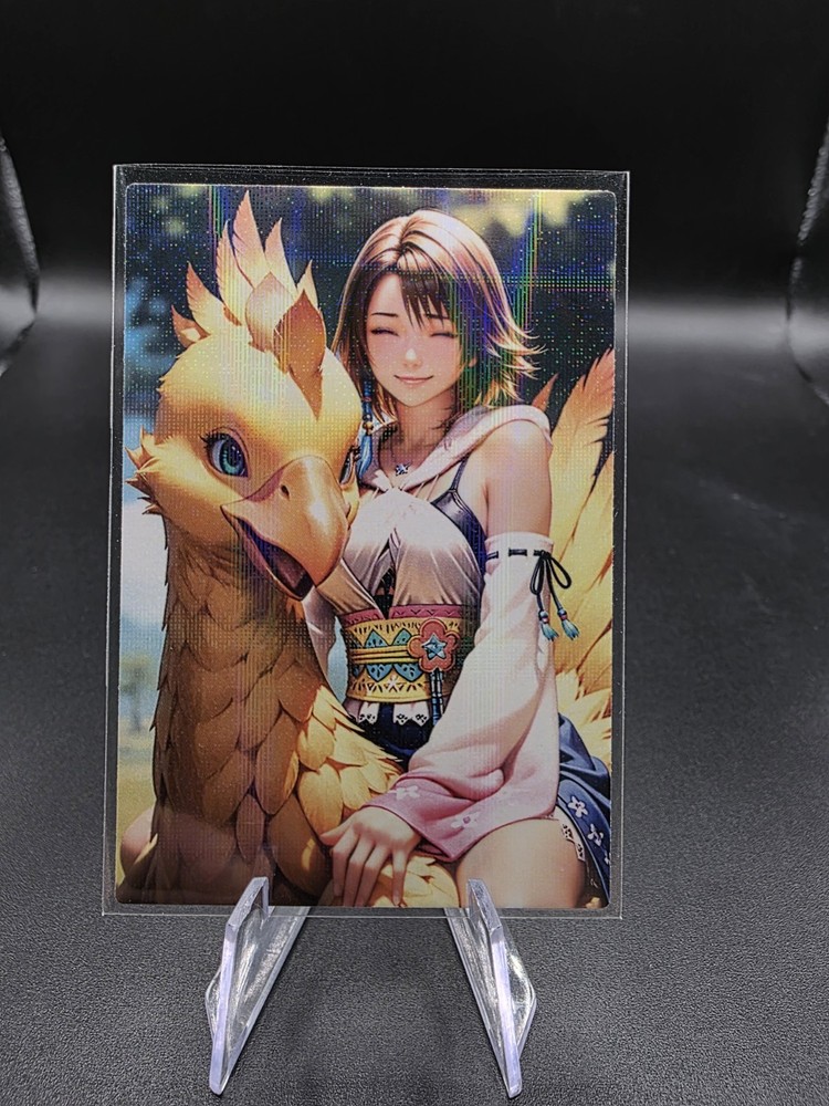 Yuna Final Fantasy Holographic Anime Collectible Trading Card