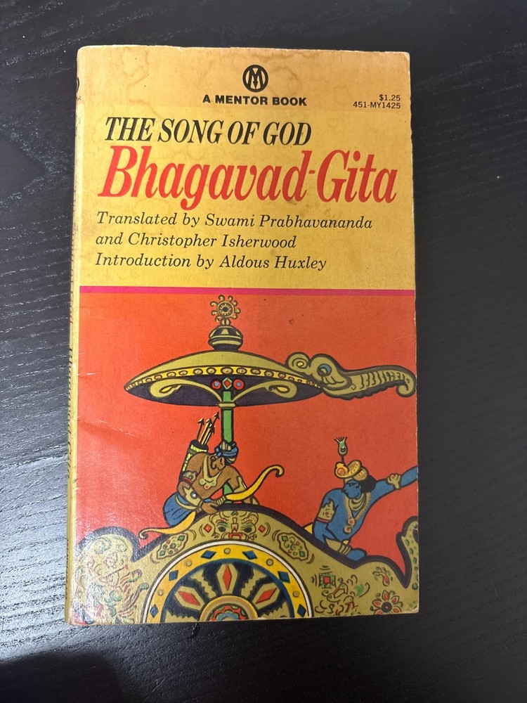 The Song of God Bhagavad Gita 1972 Paperback Swami Prabhavananda