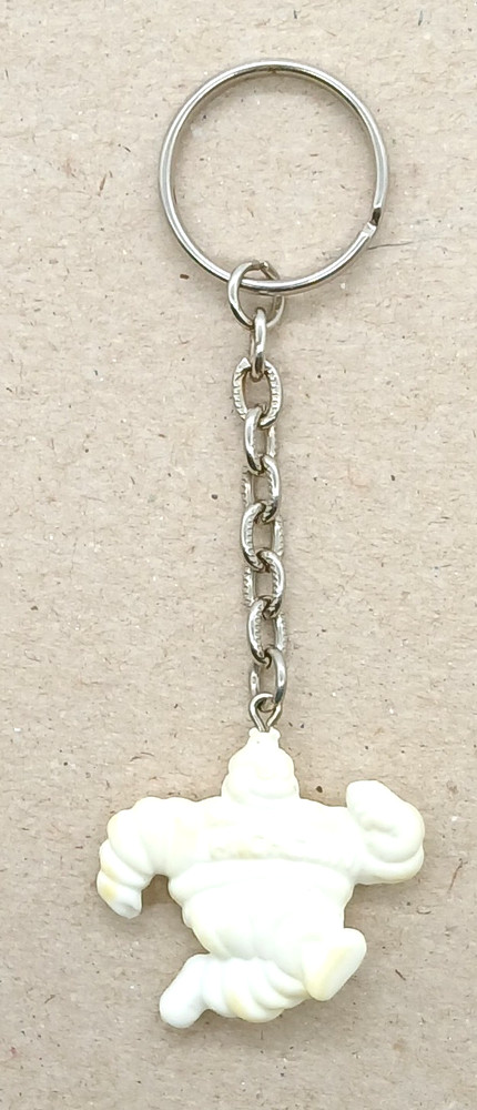 Vintage Michelin Man Tire Company Rat Rod Keyring Keychain