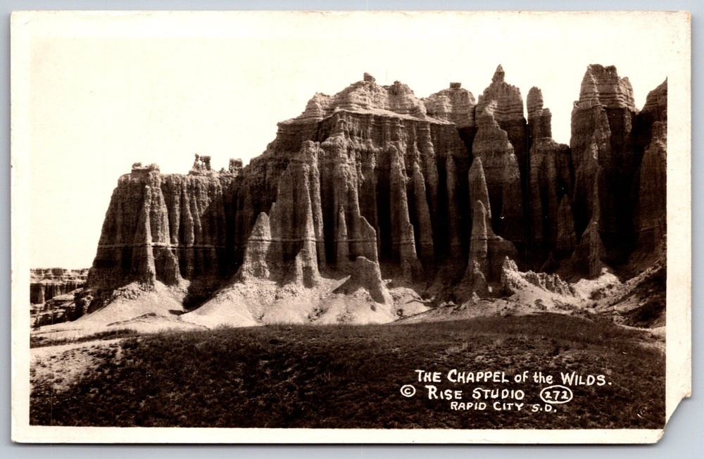 RPPC~The Chapel of Wilds Rapid City South Dakota~Real Photo Postcard