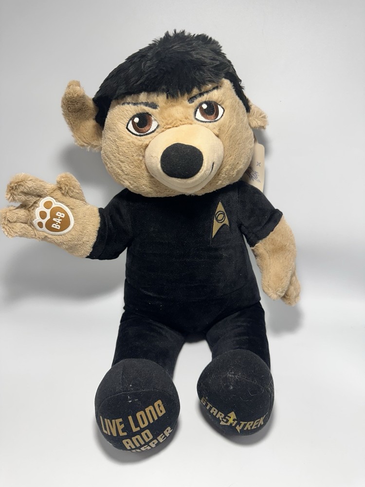 2016 Build a Bear Star Trek Spock Live Long Prosper Plush #48D