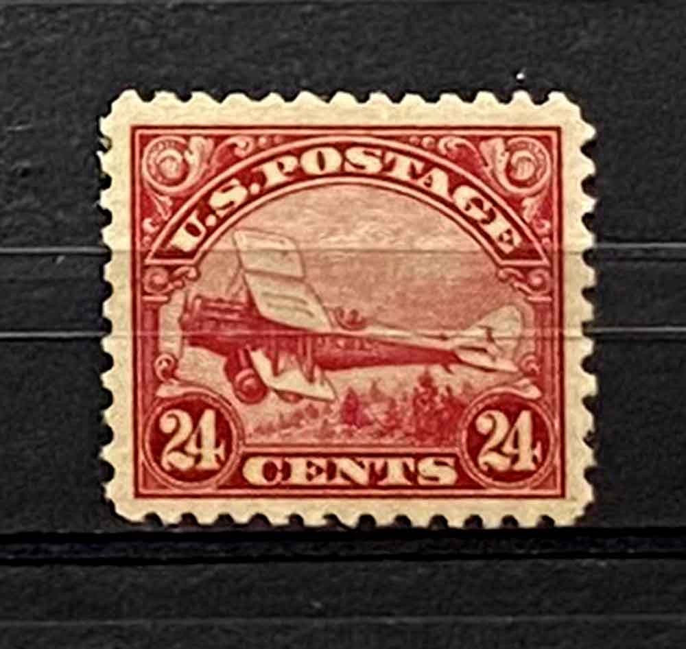 United States: 1923 Classic Era Unused Airmail Stamp Scott #C6 Xf Cv $70 Sound