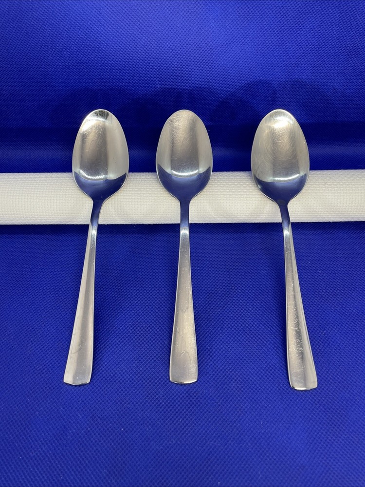 Oneida Zinc Stainless Teaspoons Silverware Flatware Lot Of 3