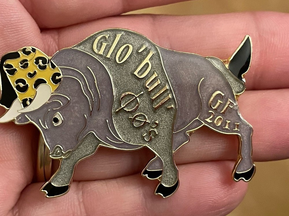 2011 Bull With a Fez Glo'bull Destination Imagination Global Finals Trading Pin