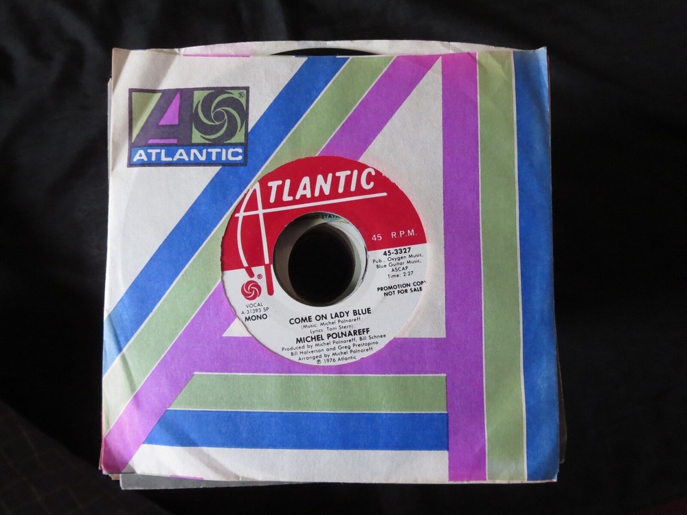 MICHEL POLNAREFF – Come On Lady Blue PROMO Unplayed Old Stock