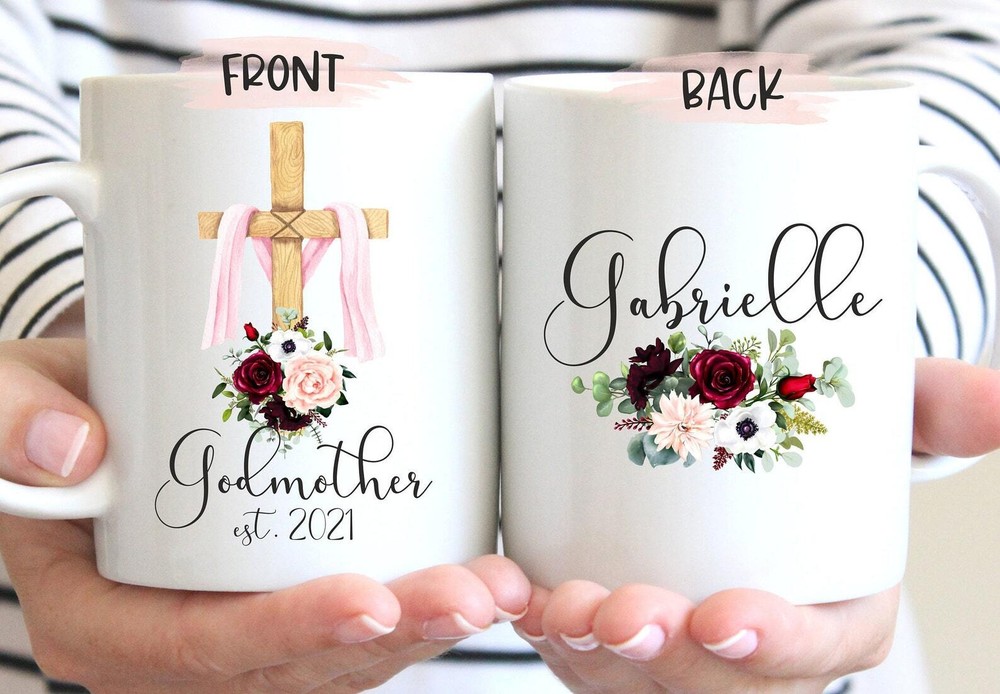 Custom Godmother Mug Baptism Gift Christening Gift Godmother Birthday Gift