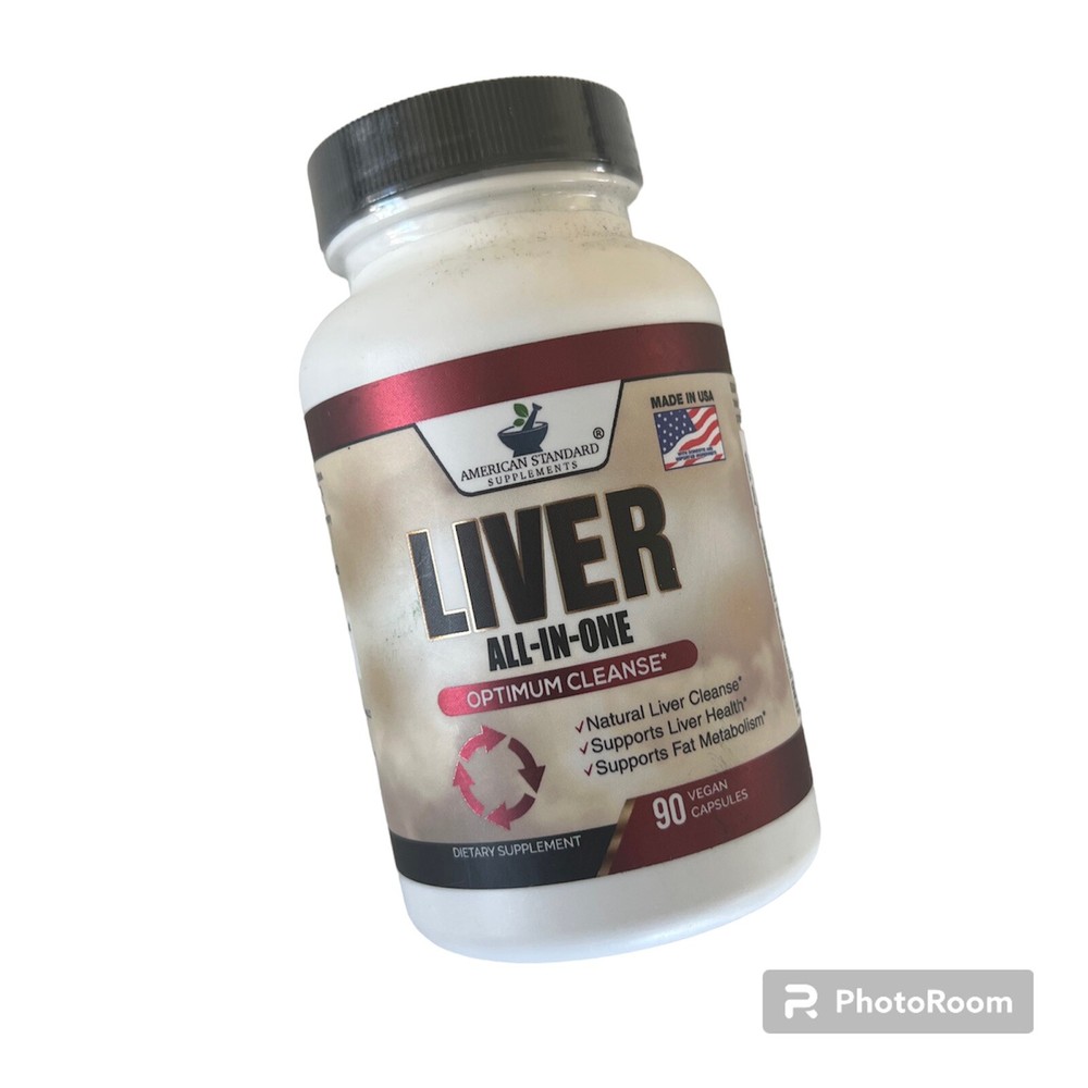 American Standard Liver All in One Optimal Cleanse 90 Capsules Exp 03/26