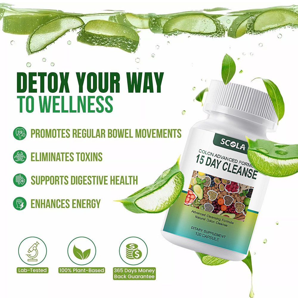 HOT-15 Day Cleanse - Gut Colon Support, Detox, Weight Loss, Constipation Relief