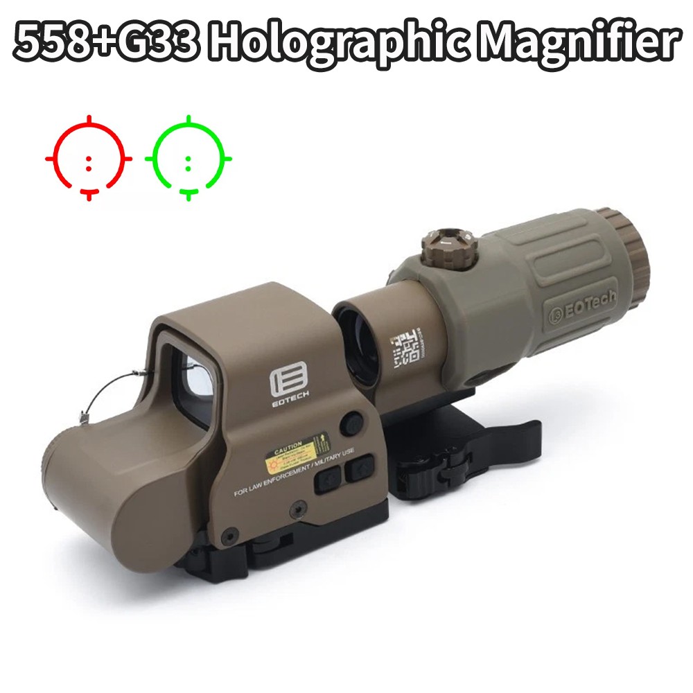 EOTECH 558 G33 Holographic Magnifier Combo Military-Grade Coating with Tan