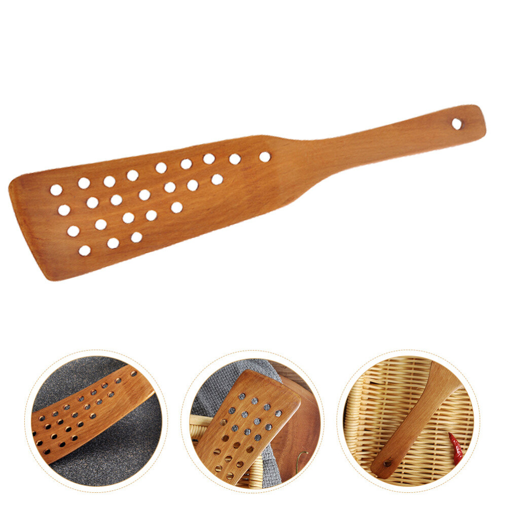 Flipper Kitchen Utensils 24 Hole Frying Spatula Wok Cooking
