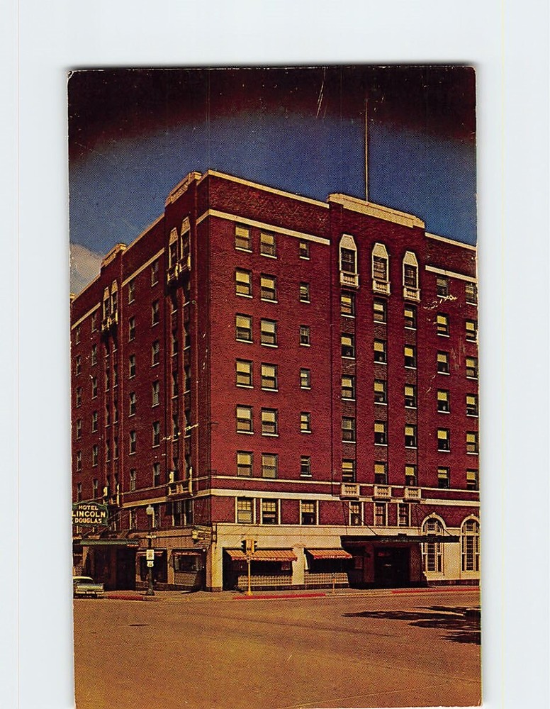 Postcard Lincoln Douglas Hotel Quincy Illinois USA
