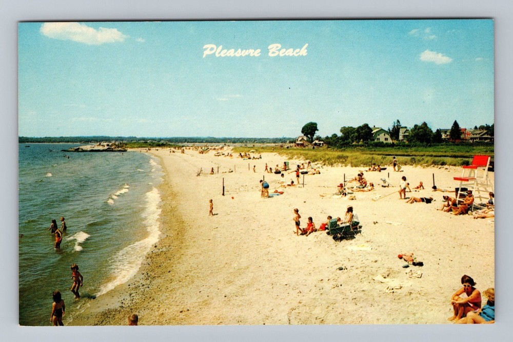 Waterford CT Connecticut Pleasure Beach Vintage Postcard