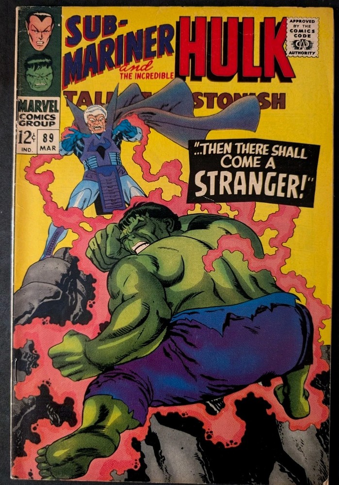 Tales to Astonish #89 Marvel Comics 1967  Gil Kane Art  Hulk Sub-Mariner