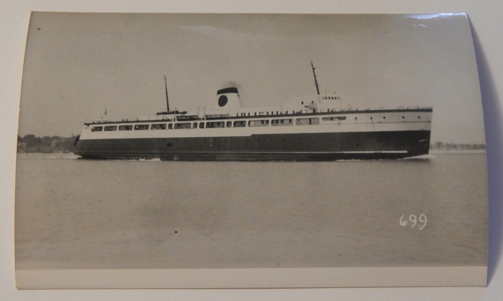 Steamship Steamer CITY OF MIDLAND real photo postcard RPPC