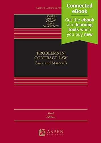 Problems in Contract Law: Cases - Hardcover, by Charles L. Knapp; - Very Good w