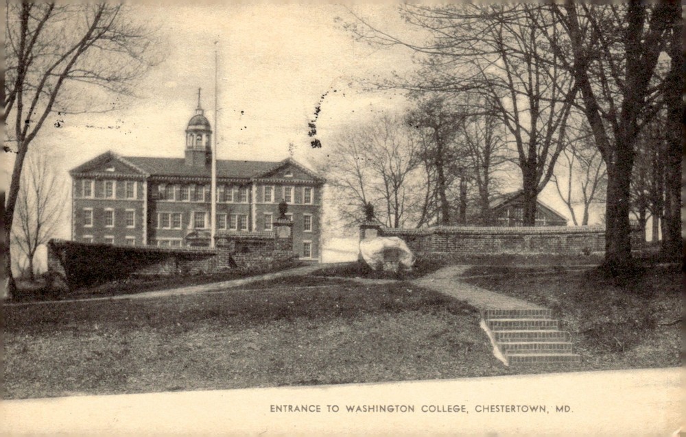 1960s Washington College Chestertown Maryland MD Campus Architecture Postcard