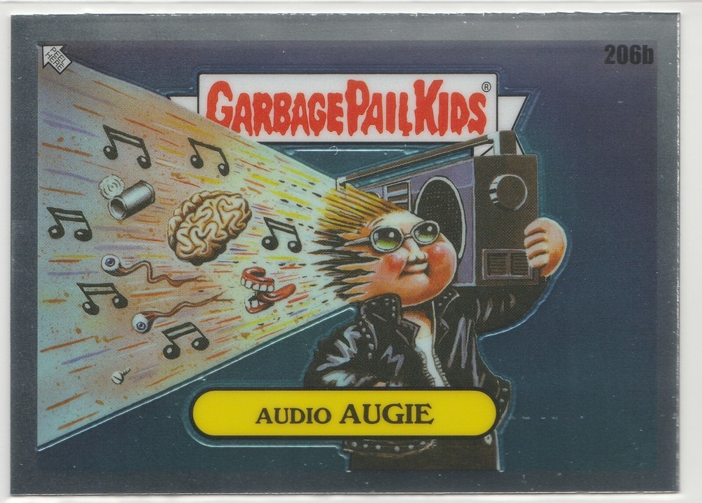 Audio Augie Garbage Pail Kids 2022 Chrome Series 5 CS5 Card #206b