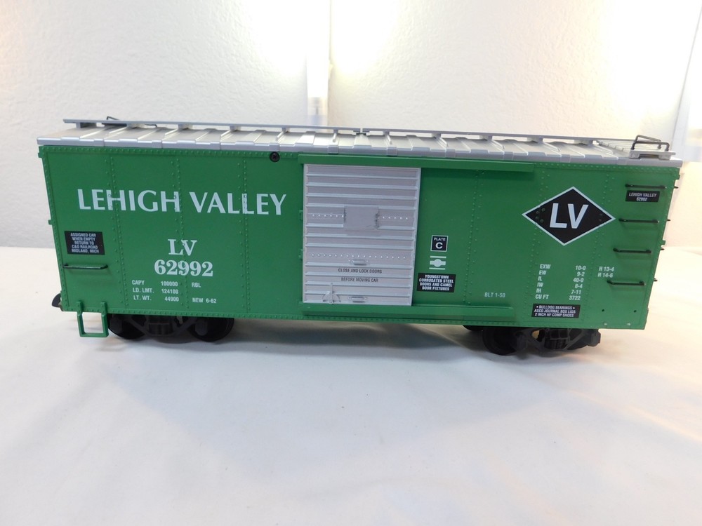 USA Trains 19060A G Scale Steel Box Car Lehigh Valley #62992