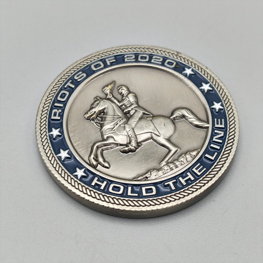 Park Police Riots of 2020 Hold The Line Andrew Jackson Challenge Coin