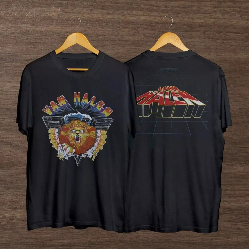 Van Halen Diver Down Unisex Classic T-Shirt, Vintage Van Halen 2 Sided Shirt