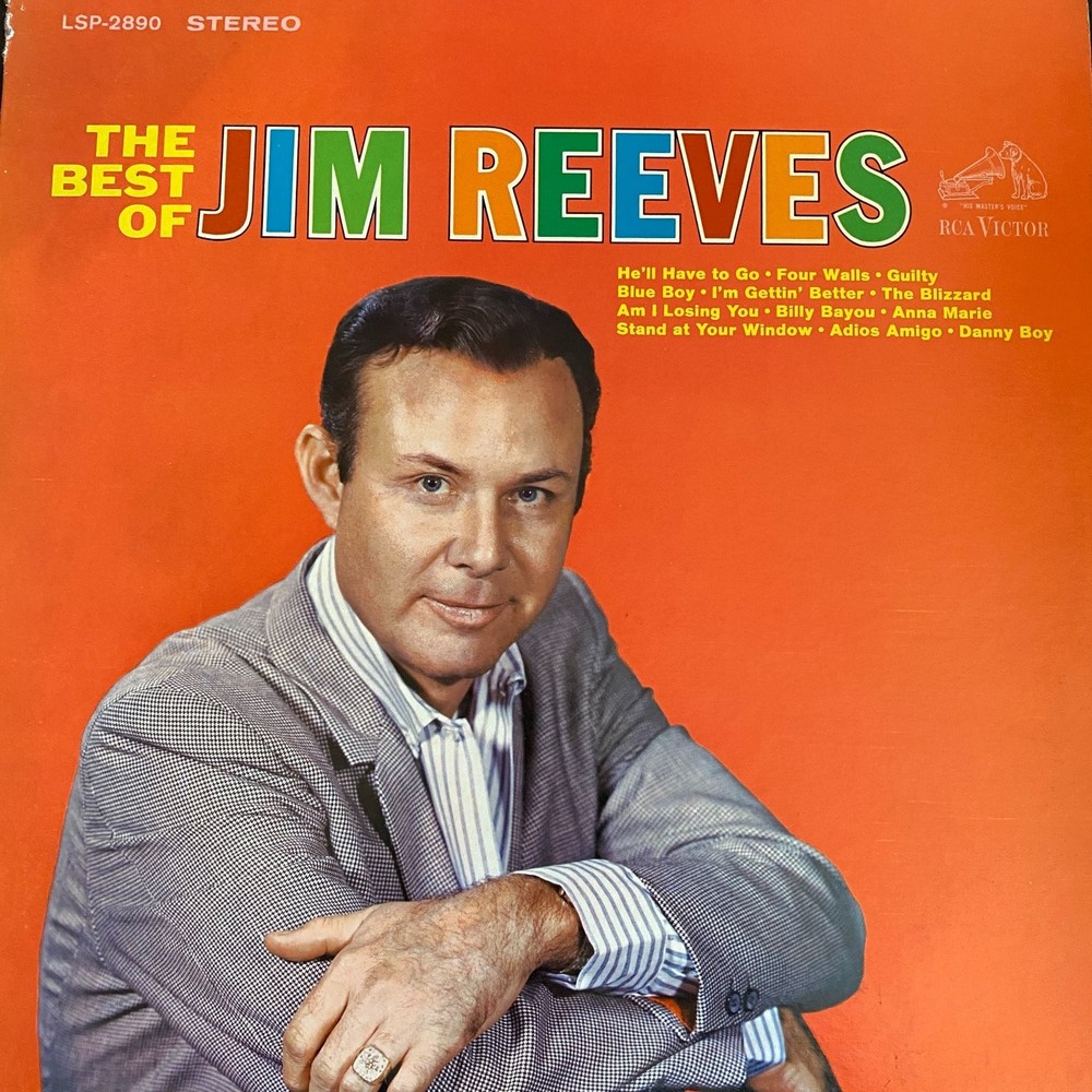 Jim Reeves – The Best of LP Record 1964 RCA Victor Country Stereo 33⅓ RPM