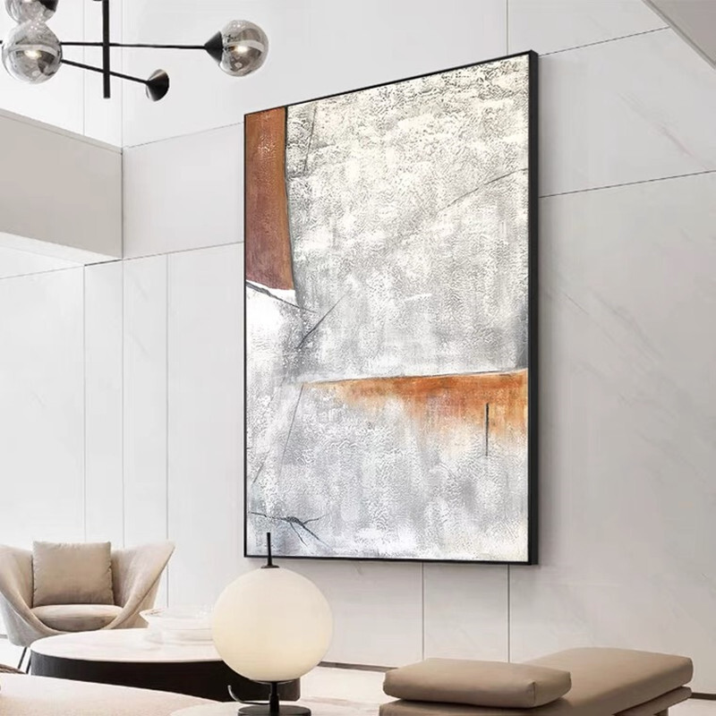Abstract Simple Design Wall Oil Paintings Handmade Texture Painting Canvas Wall