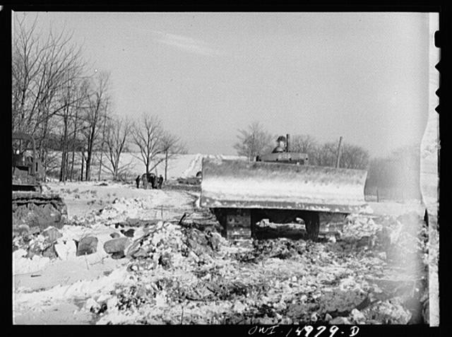 Pennsylvania 1917 Oil Pipeline Construction Steam Shovel Winter War Emergency