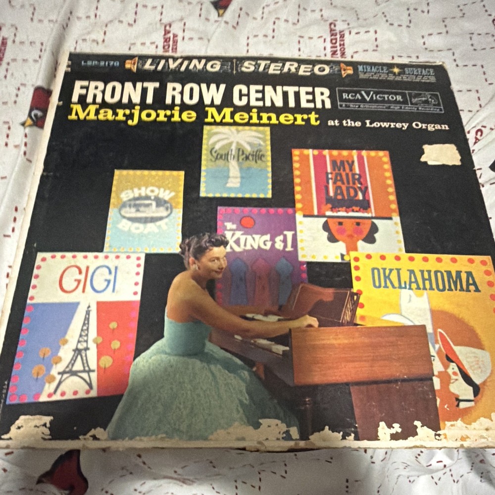 RCA Victor Front Row Center Vinyl LP Stereo - Marjorie Meinert Lowrey Organ