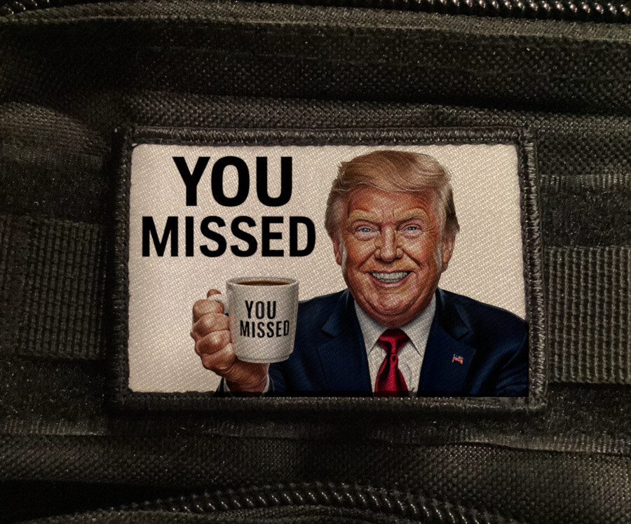 Trump You Missed Patch US President Teflon Don Morale Tactical Hook [sub]