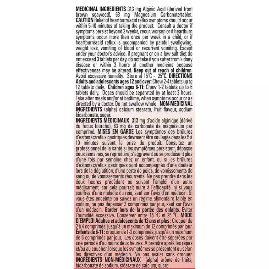 145 Chewable Acid Reflux Relief Tablets for Quick Comfort-image