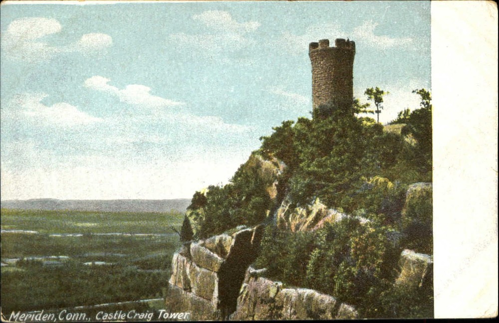 Castle Craig Tower Meriden Connecticut CT UDB c1905