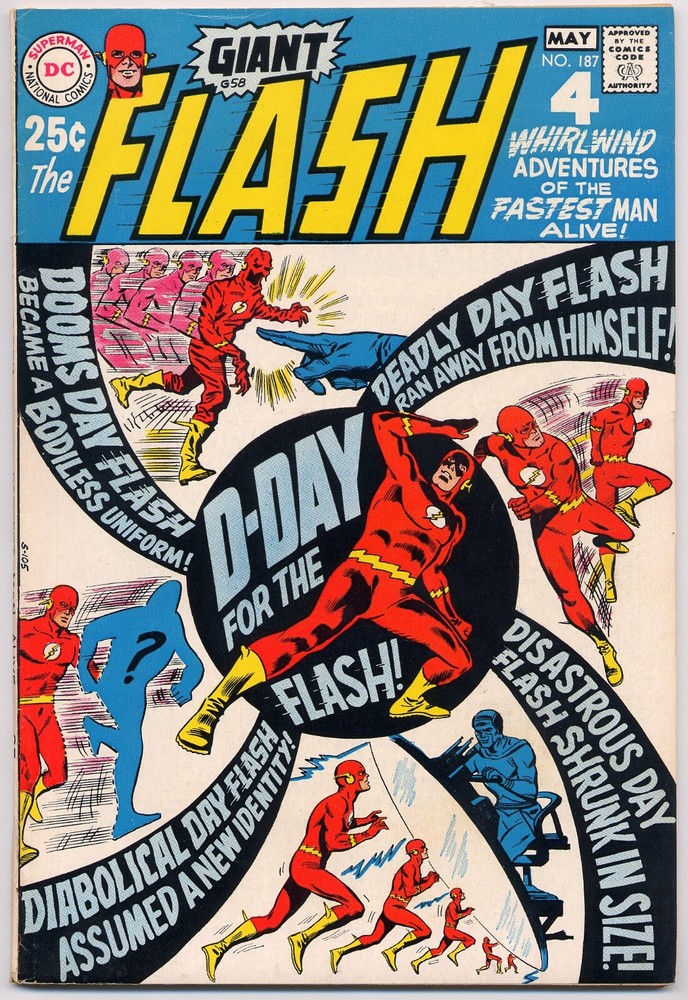 Flash 187 VF 8.0 1969 Mirror Master Ross Andru