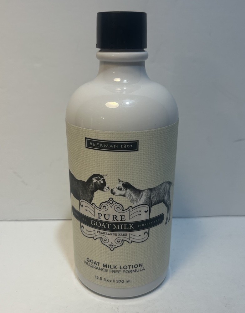 BEEKMAN 1802 Pure Goat Milk Lotion Fragrance 12.5 fl oz NEW Sealed
