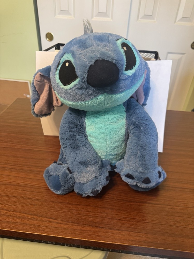 Disney Parks Stitch Plush 14” Lilo & Stitch Blue Stuffed Animal Authentic Toy