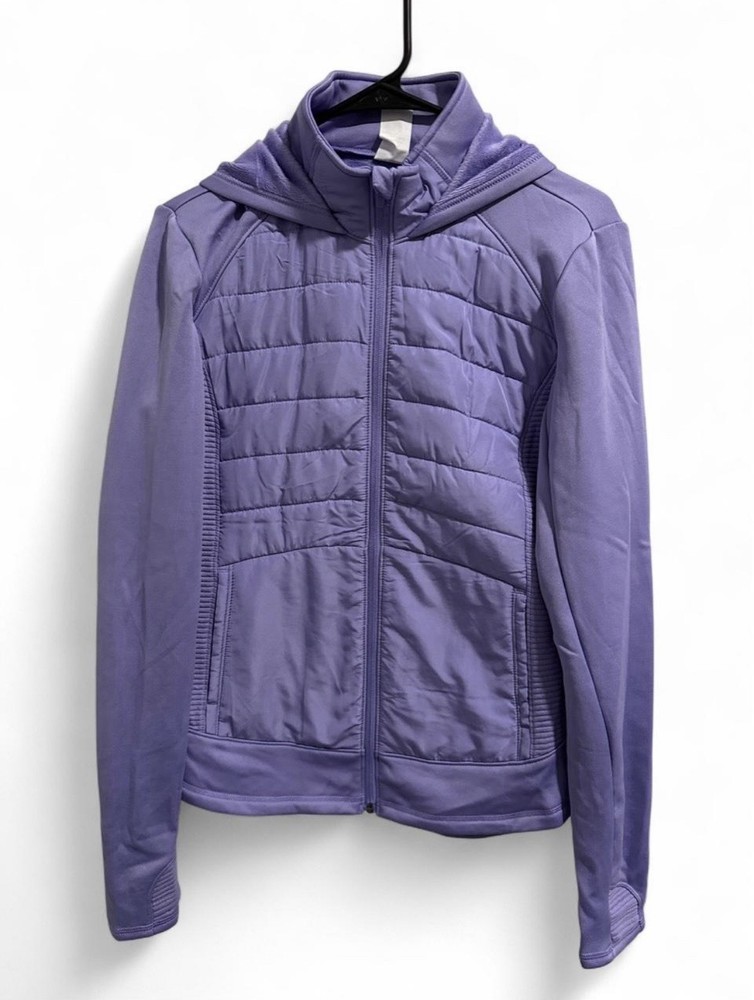 Tek Gear Purple Lightweight Jacket Size Large Women's Full Zip Active Wear