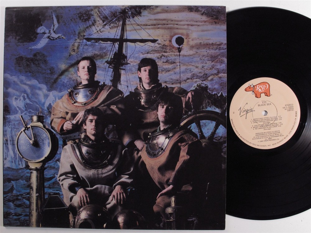XTC Black Sea RSO/VIRGIN LP VG+ with bag SHRINK d