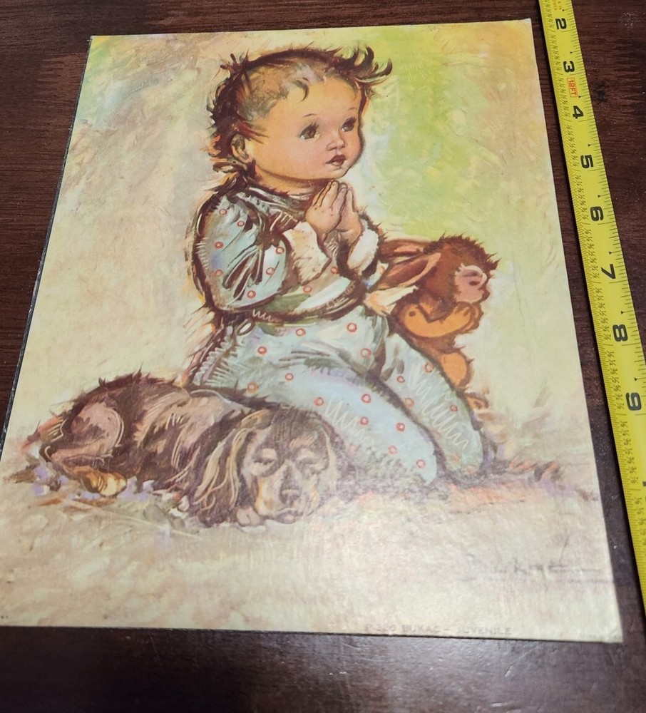 Jean Bukac 1901 Lithograph Prints Donald Art Co. Nursery Prints