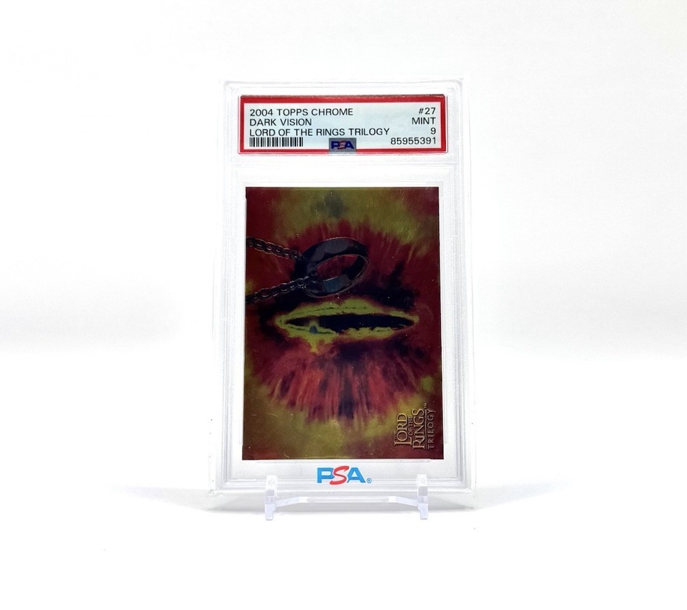 PSA 9 MINT 2004 Topps Chrome Lord Of The Rings Trilogy Dark Vision #27 POP 5