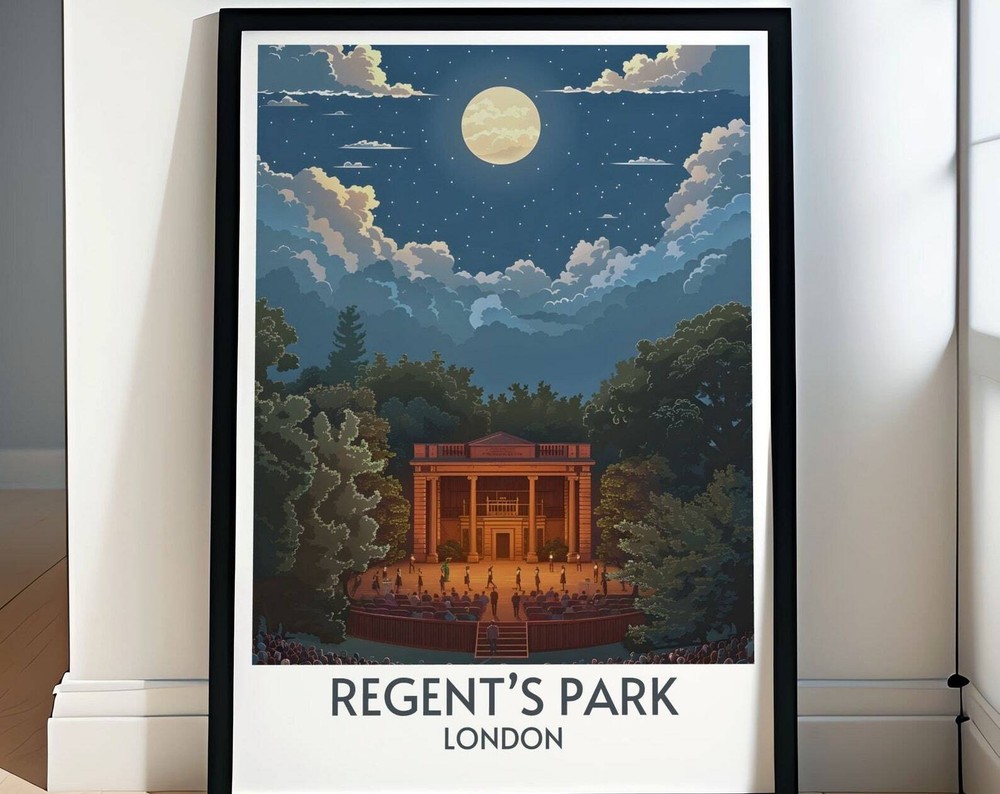 Regents Park Scenic Prints Capturing Londons Iconic Greenery London Park
