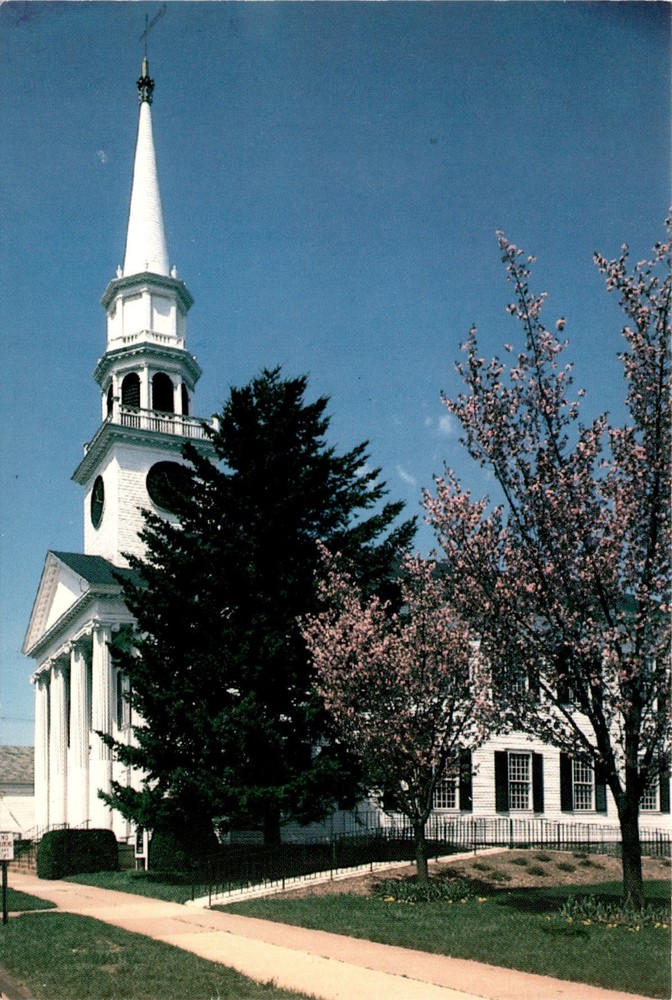 First Congregational Church, Guilford, Connecticut, 1989, The Color Postcard