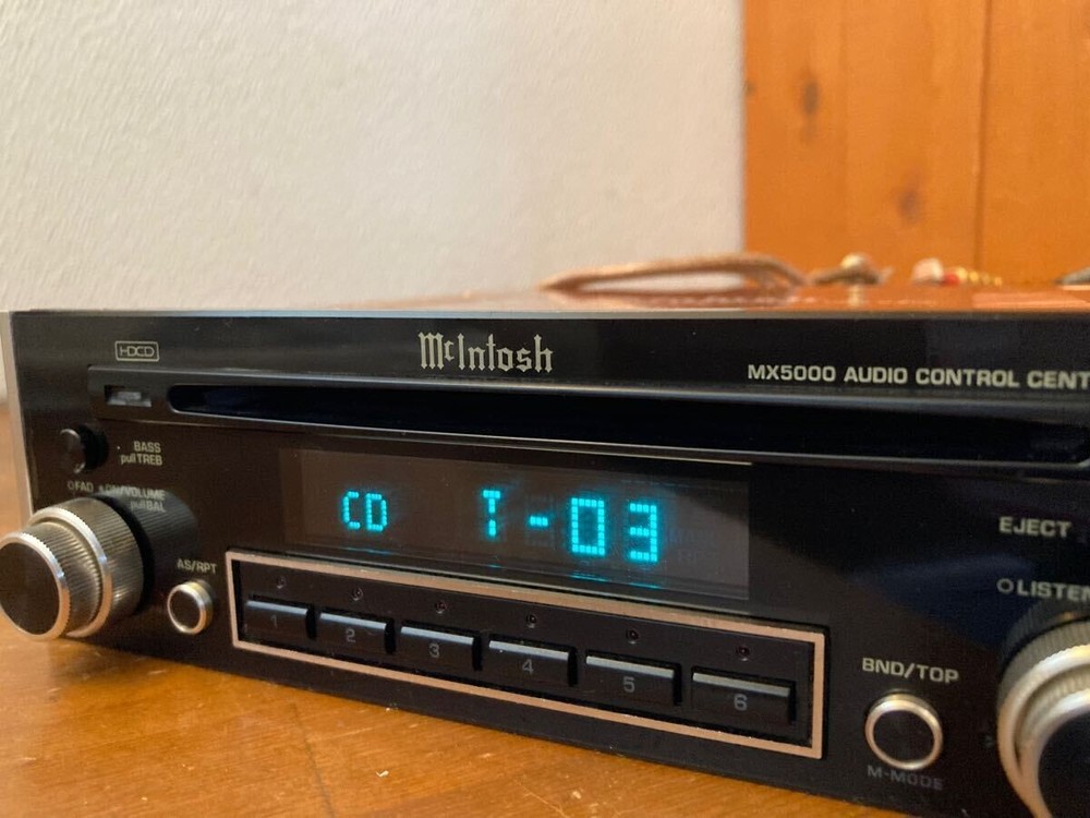 Mcintosh MX5000 High-End Car Audio CD Player Vintage Used operation confirmed